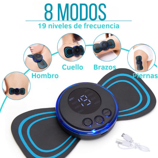 Mini Masajeador Electrico Mariposa EMS